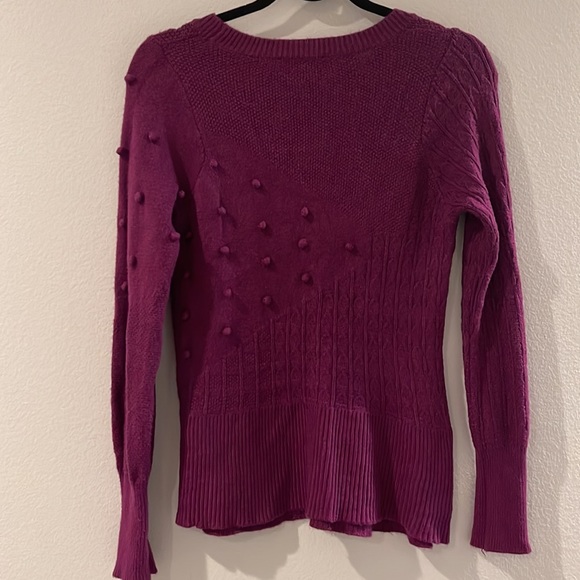 Evolution by Cyrus Pom Pom and cableknit sweater - Picture 2 of 7